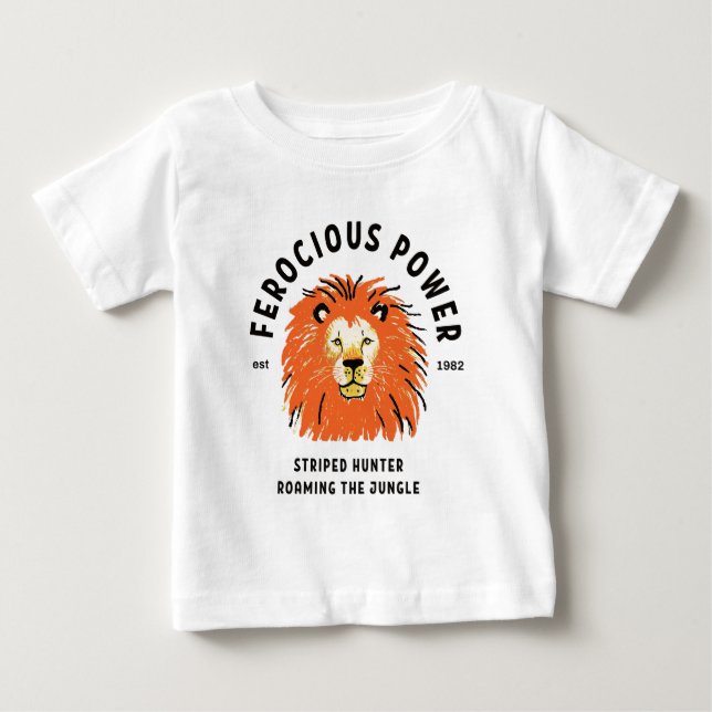 Camiseta De Bebé Poder feroz (Anverso)