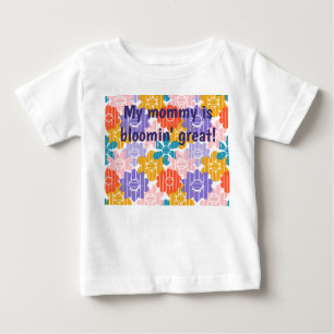 Camiseta De Bebé Poder Floral