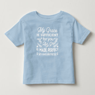 Camiseta De Bebé Poder Hecho Perfecto En Debilidad 2 Corintios 12: