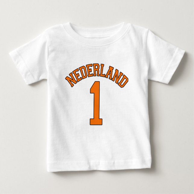 Camiseta De Bebé Poder holandés del holandés del béisbol de (Anverso)