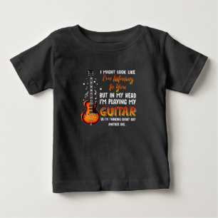 Camiseta De Bebé Podría Parecer Que Te Estoy Escuchando Pero En Mi
