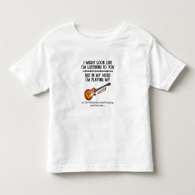 Camiseta De Bebé Podría parecerme a que te escucho pero en mi (Anverso)