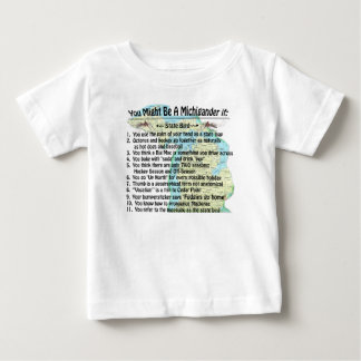 Camiseta De Bebé Podría Ser Un Michigander Si: