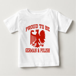 Camiseta De Bebé Polaco Y Alemán