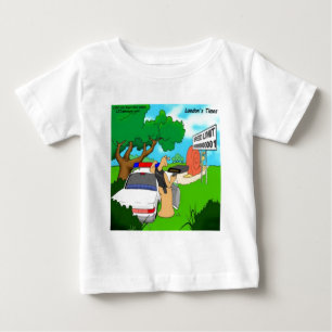 Camiseta De Bebé Policía de Tráfico Babosa Divertido