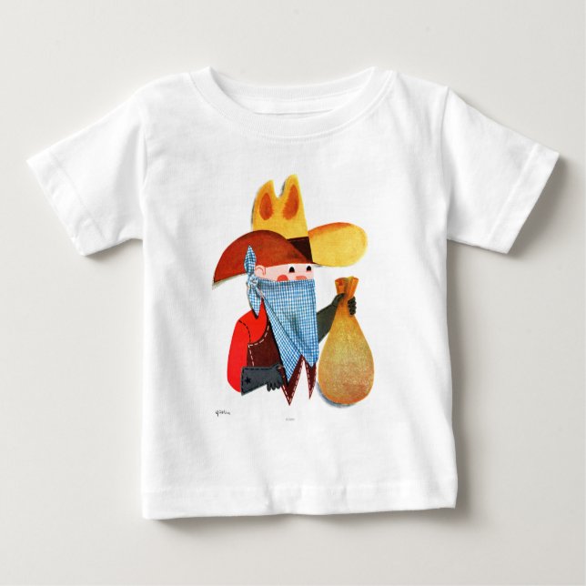 Camiseta De Bebé Policías y ladrones (Anverso)
