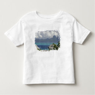 Camiseta De Bebé Polinesia Francesa, Morea. Vistas a la isla