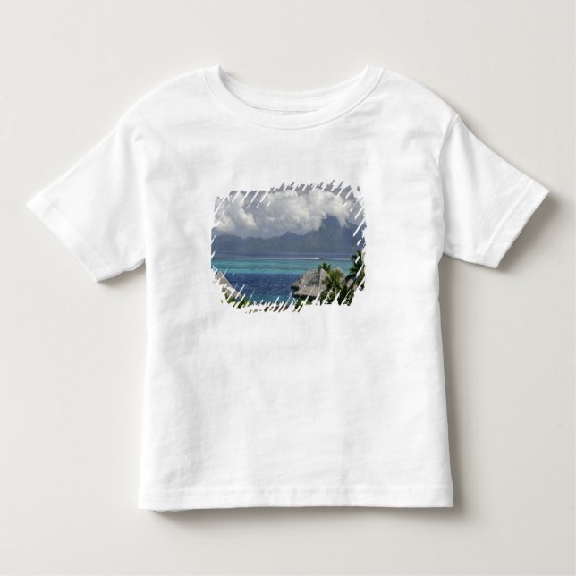 Camiseta De Bebé Polinesia Francesa, Morea. Vistas a la isla (Anverso)