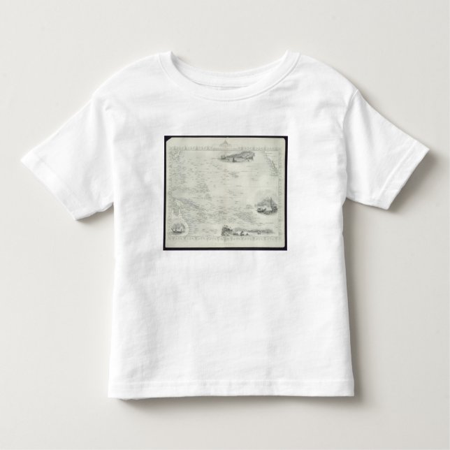 Camiseta De Bebé Polinesia o islas en el Océano Pacífico, de a (Anverso)