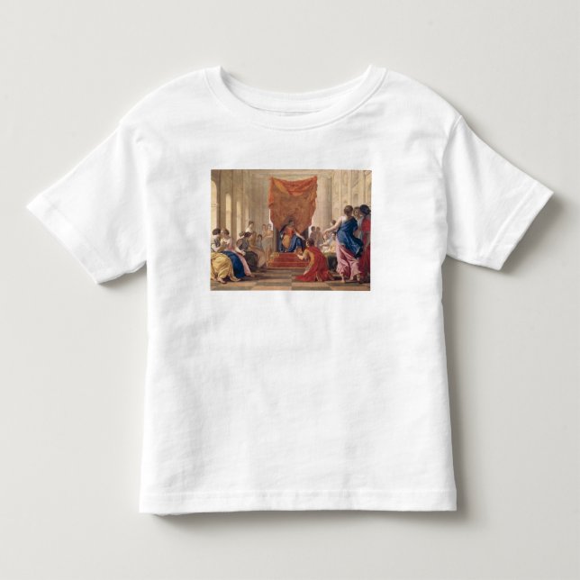 Camiseta De Bebé Poliphilus que se arrodilla ante la reina (Anverso)