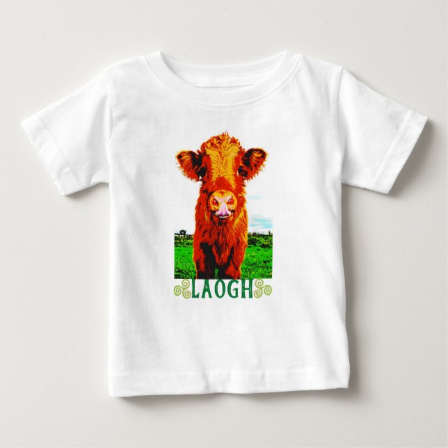 Camiseta De Bebé polla de vaca bebé (Anverso)