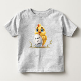Camiseta De Bebé Pollito lindo