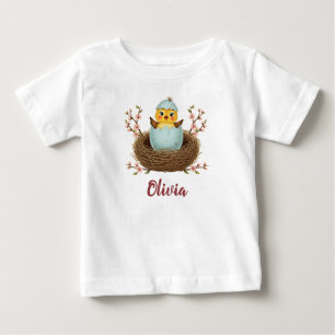 Camiseta De Bebé Pollito Lindo en Huevo de Incubación
