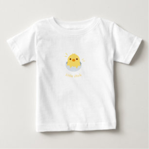 camiseta de bebé pollito pequeño lindo