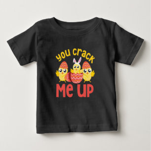 Camiseta De Bebé Pollitos de Pascua que me hacen reír