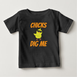 Camiseta De Bebé Pollitos Me Gustan