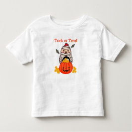 Camiseta De Bebé Pollo momo con cubo de calabaza