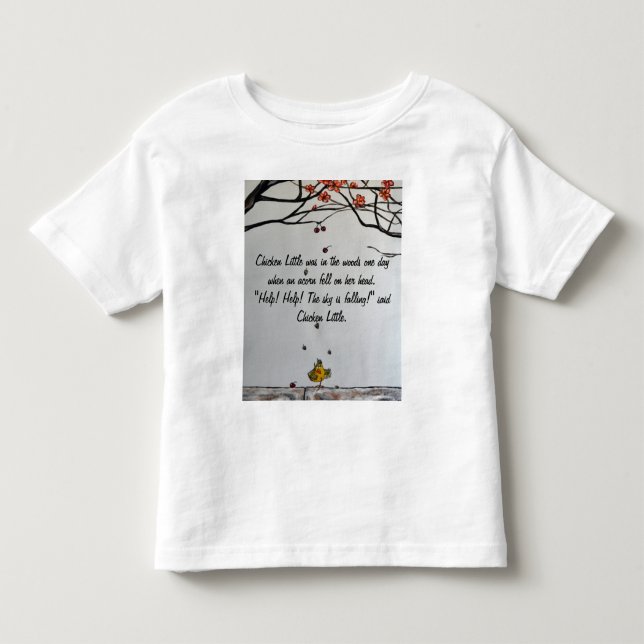 Camiseta De Bebé Pollo poco (Anverso)