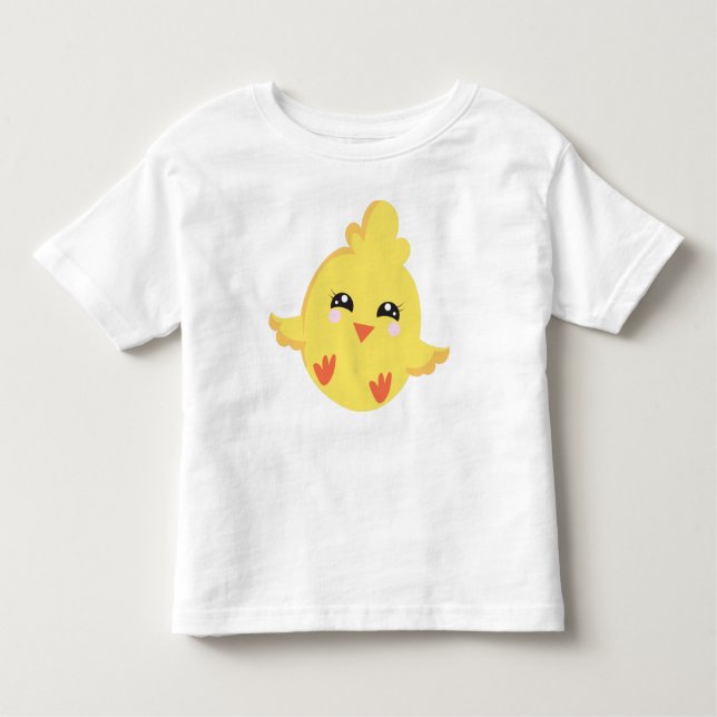 Camiseta De Bebé Pollo, Pollo Infantil, Pollo Pequeño, Pollo (Anverso)