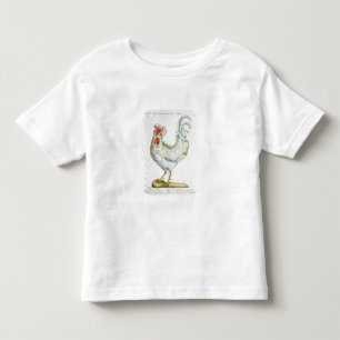 Camiseta De Bebé Pollo Rizado-Haired, c.1767-76 (en coloreado mano
