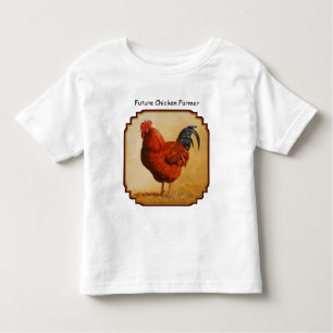 Camiseta De Bebé Pollo Rojo de Rhode Island
