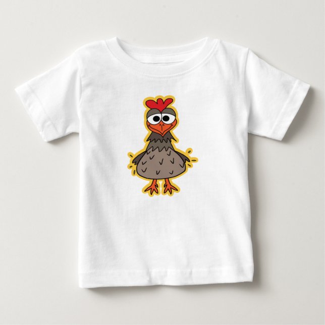 Camiseta De Bebé Pollo silvestre (Anverso)
