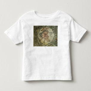 Camiseta De Bebé Pollos que llevan del campesino y una cesta de
