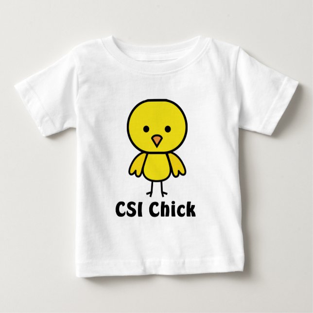 Camiseta De Bebé Polluelo de CSI (Anverso)