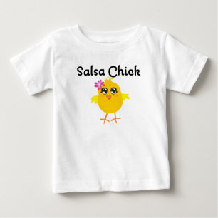 Camiseta De Bebé Polluelo de la salsa
