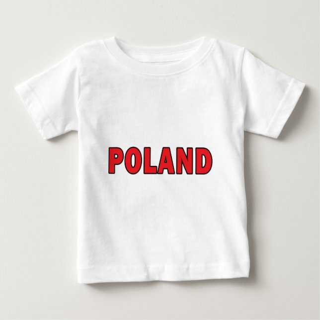 Camiseta De Bebé Polonia (Anverso)