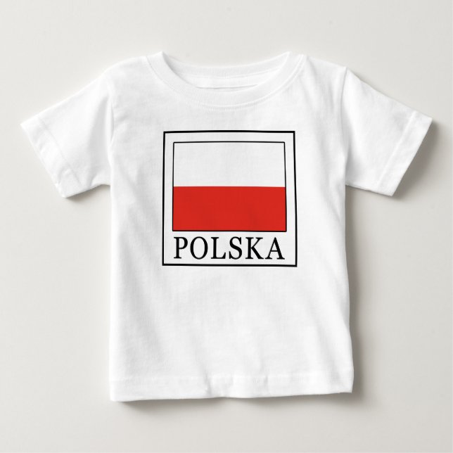 Camiseta De Bebé Polska (Anverso)