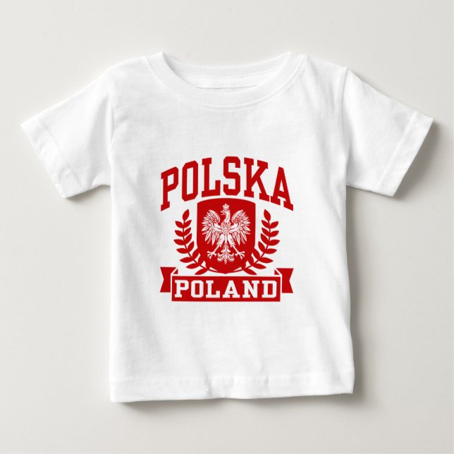 Camiseta De Bebé Polska Polonia (Anverso)