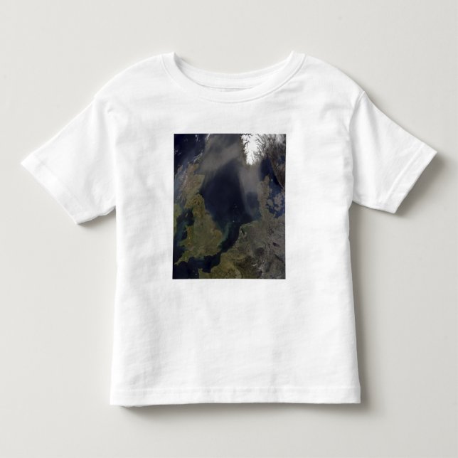 Camiseta De Bebé Polvo africano soplando sobre Escocia (Anverso)