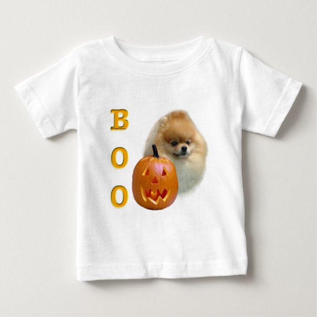 Camiseta De Bebé Pomeranian Boo (Anverso)