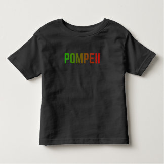 Camiseta De Bebé Pompeii Italy Minimal Typographic Design