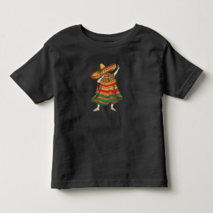 Camiseta De Bebé Poncho Mexicano Dabbing Fiesta Cinco De Mayo Parti