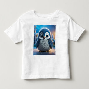 Camiseta De Bebé Poncho - Un pingüino suave