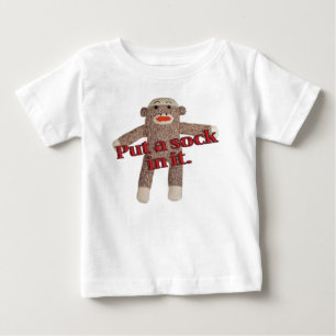Camiseta De Bebé ponga un calcetín en él