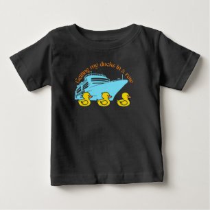 Camiseta De Bebé Poniendo Mis Patos de Crucero en Fila