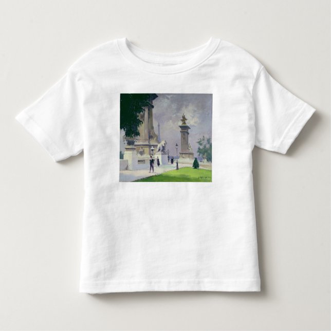 Camiseta De Bebé Pont Alejandro III, París (Anverso)