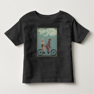 Camiseta De Bebé Poodle Tandem