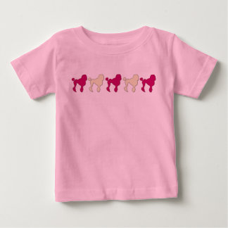 Camiseta De Bebé Poodles En El Desfile
