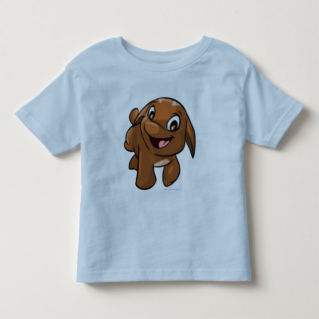 Camiseta De Bebé Poogle Brown (Anverso)