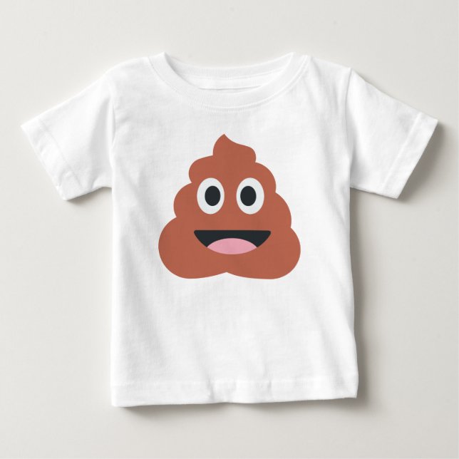 Camiseta De Bebé Pooh emoji (Anverso)