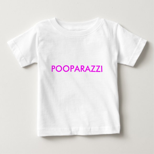 CAMISETA DE BEBÉ POOPARAZZI (Anverso)
