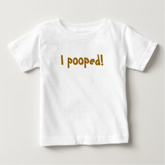 Camiseta De Bebé ¡Pooped!