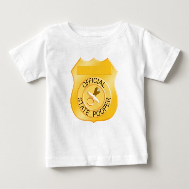 Camiseta De Bebé Pooper Estatal Oficial (Anverso)