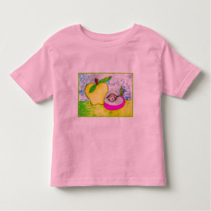 Camiseta De Bebé Pop Art Apples Toddler Ringer T-Shirt
