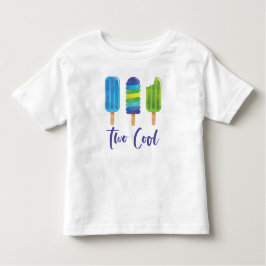 Camiseta De Bebé Pop Dos Guay 2do cumpleaños verde azul