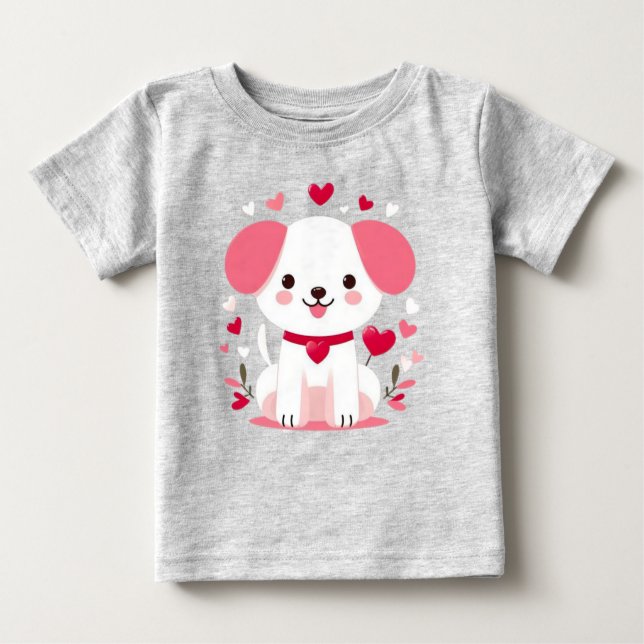 Camiseta De Bebé Popo de la valentina caprichoso (Anverso)